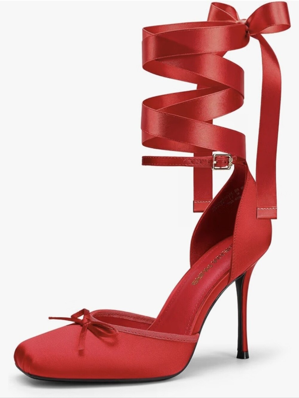NIB Dream Pairs Red Ballet High Heels - Size 9